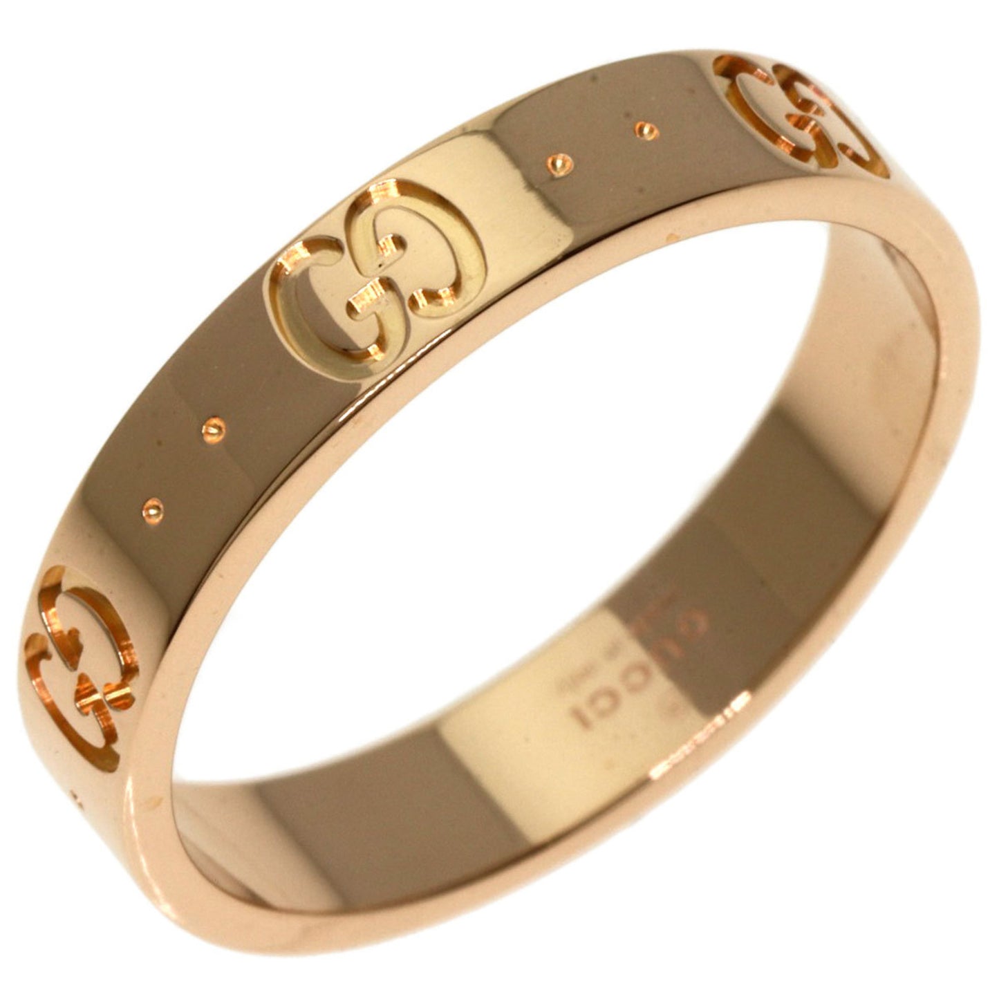 Gucci Icon #17 Ring, 18K Pink Gold, Women's, GUCCI