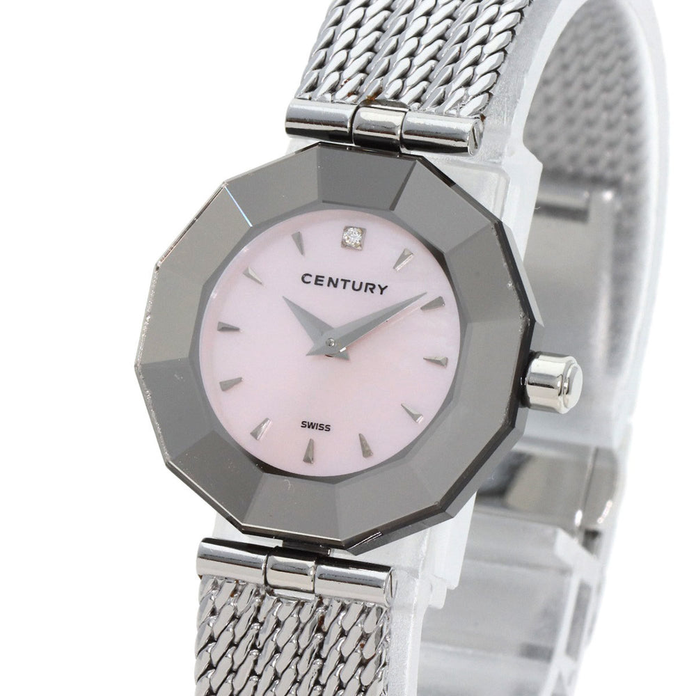 Century Primetime Watch Stainless Steel SS Ladies CENTURY — Very Good