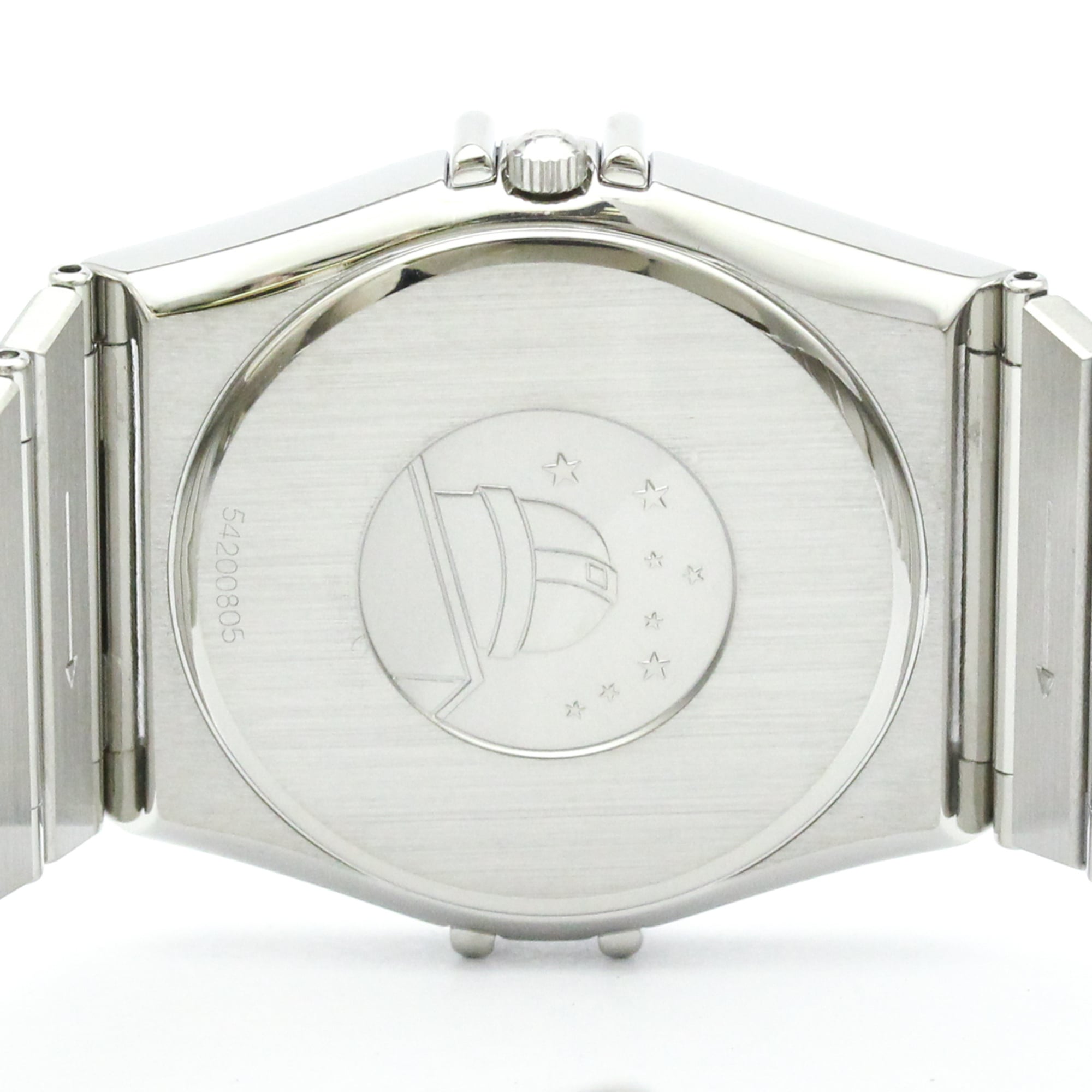 OMEGA Constellation Stainless Steel Quartz Mens Watch 396.1070 Polished — Very Good
