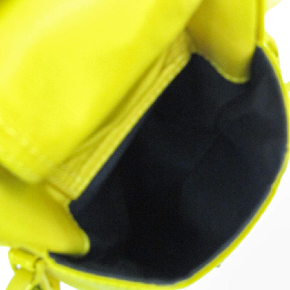 Fendi Baguette Phone Pouch 7AS056 Men,Women Nylon Shoulder Bag Yellow — Like New