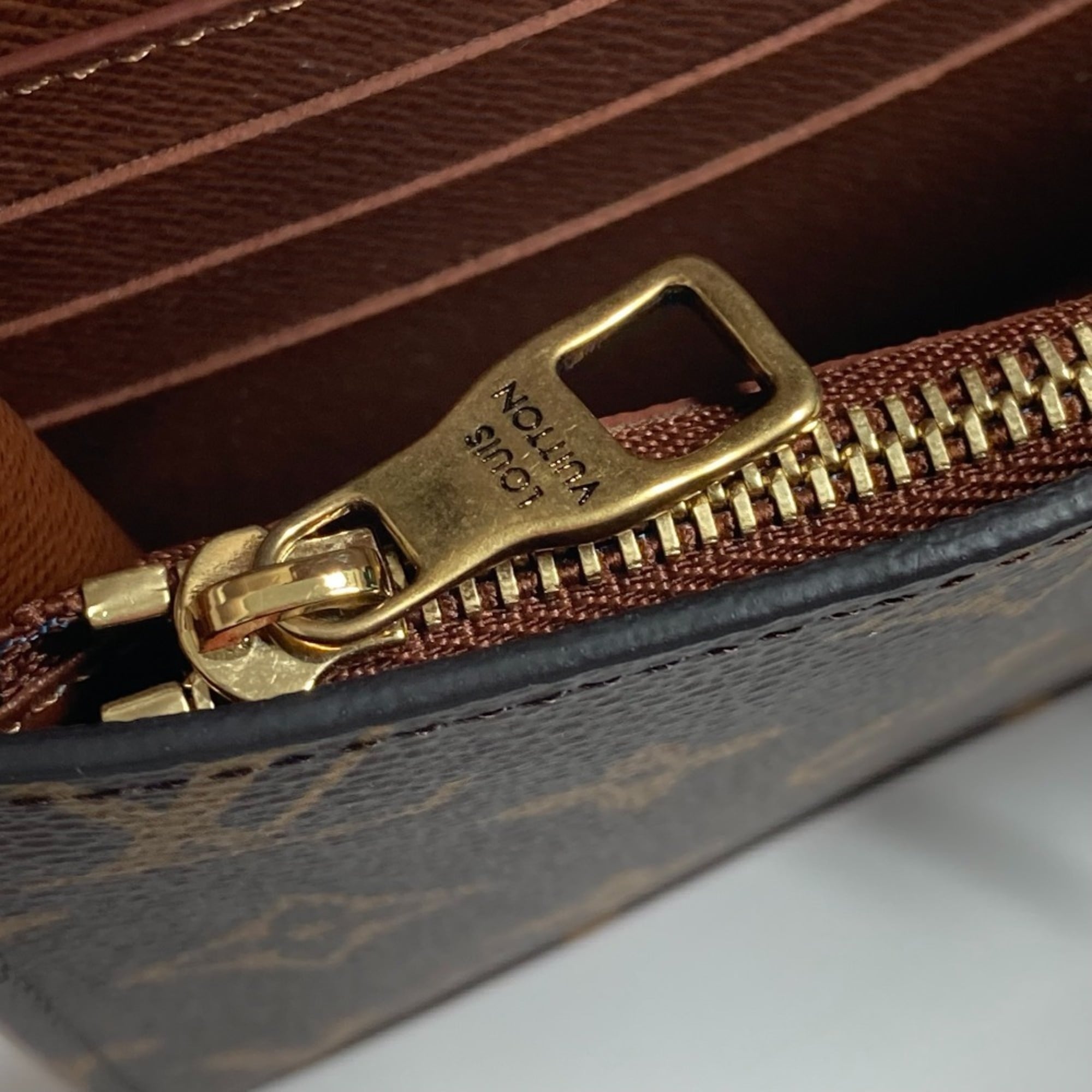 LOUIS VUITTON M44667 Monogram S-Lock Belt Pouch PM, Bag, Shoulder Waist Canvas, Women's, Brown, Like New — Like New