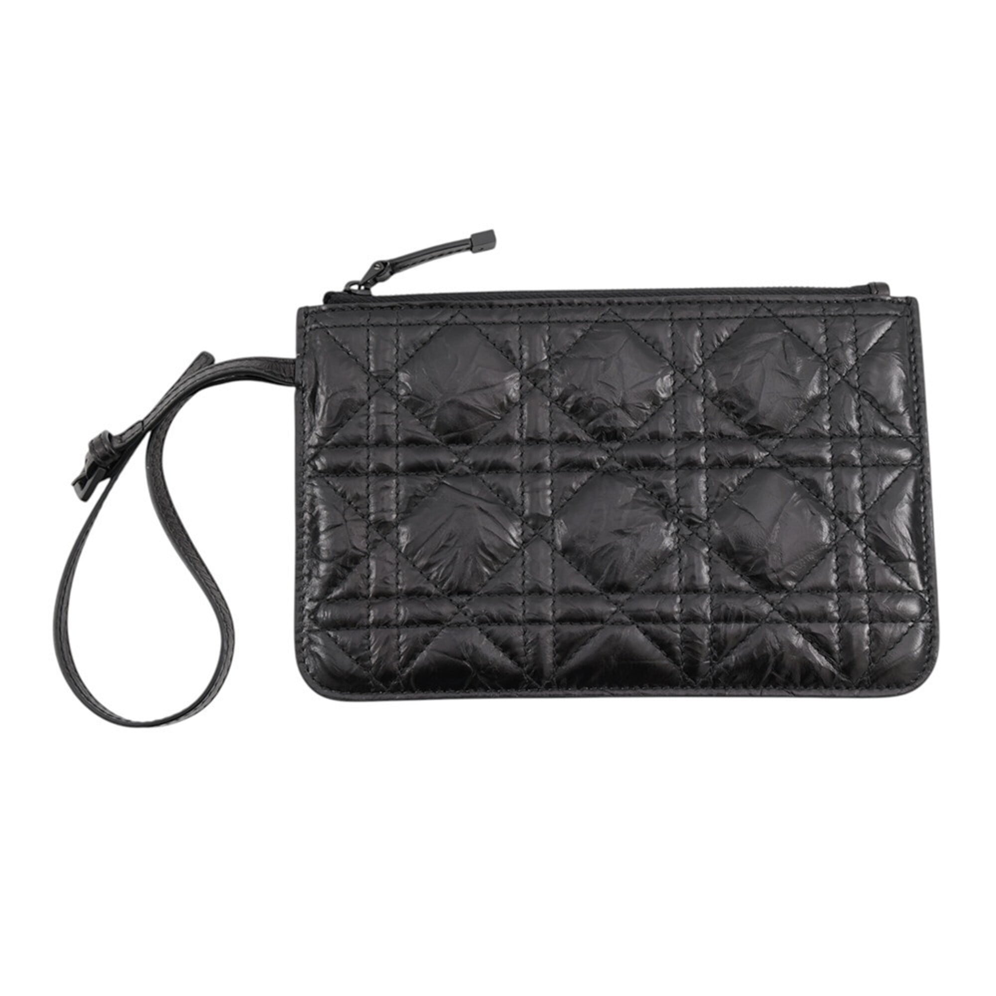Christian Dior Macro Cannage Toujours Small Handbag M2822OSNW 2-way Black for Women — Like New