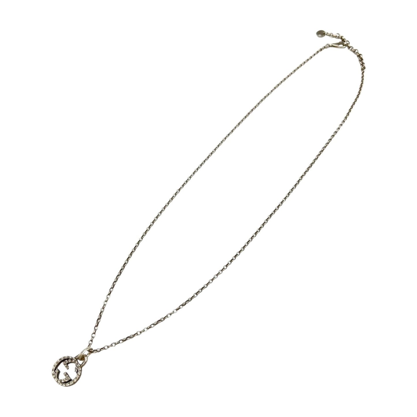 Gucci Interlocking G Necklace in Sterling Silver (925) for Men