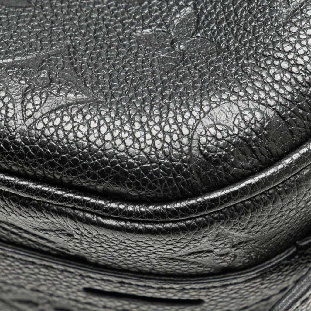 Louis Vuitton Monogram Empreinte Boite Chapeau Souple MM Crossbody Shoulder Bag M45649 Noir Black Leather Women's LOUIS VUITTON