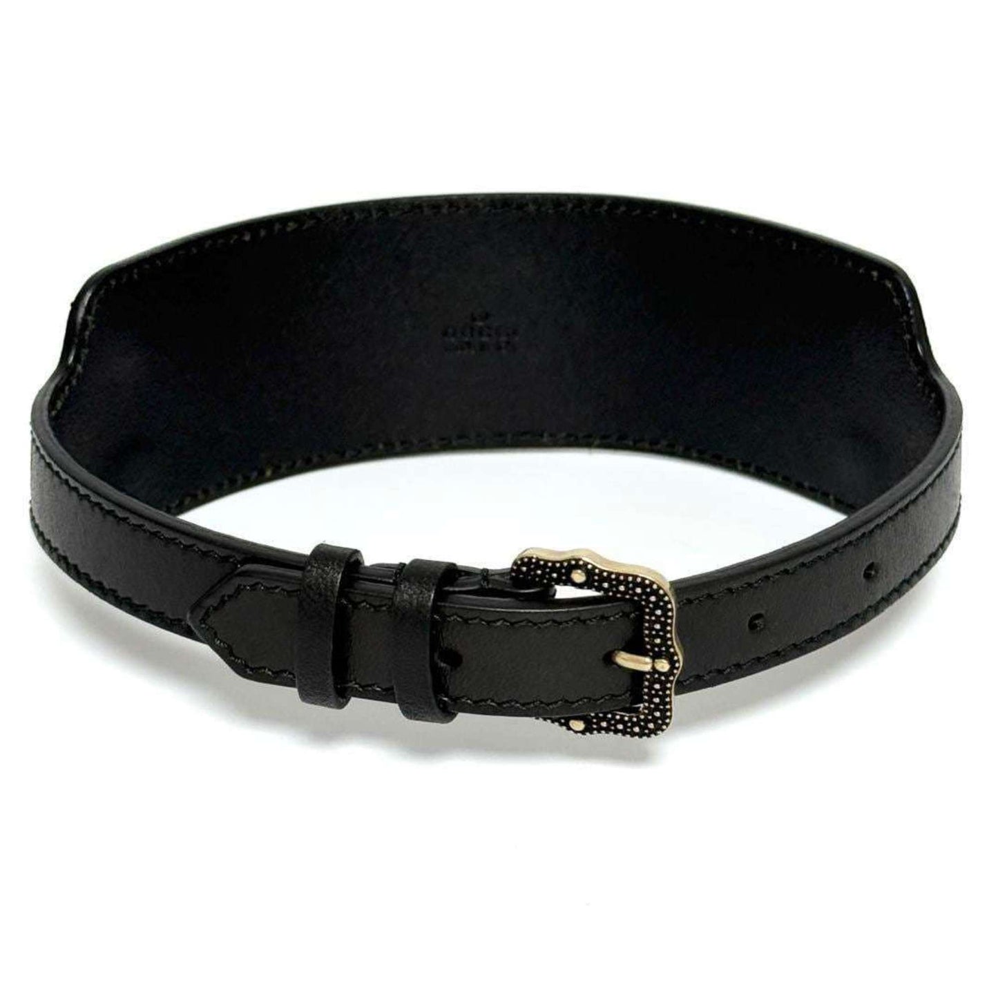 Gucci Women's Tiger Head Choker Necklace Leather