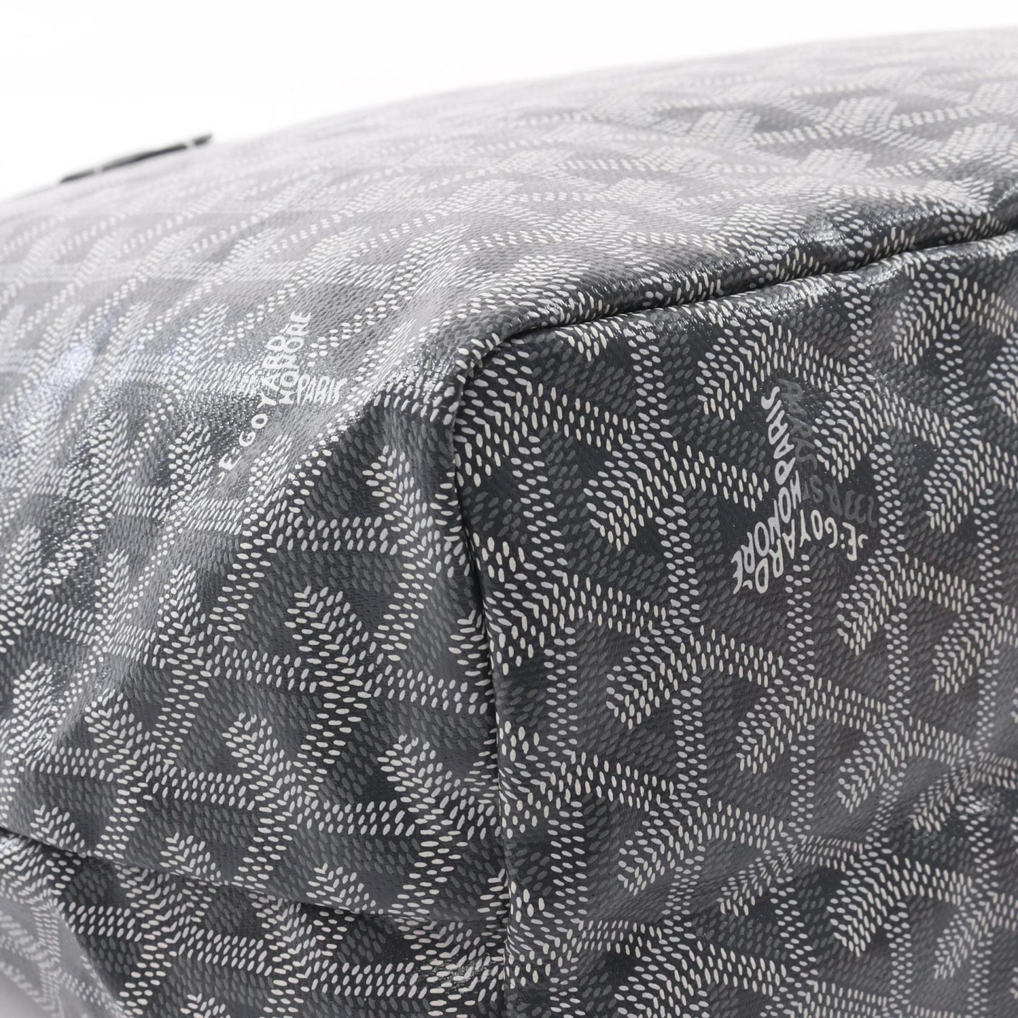 Goyard Saint Louis PM Tote Bag, Coated Canvas and Leather, Women's, Gray White