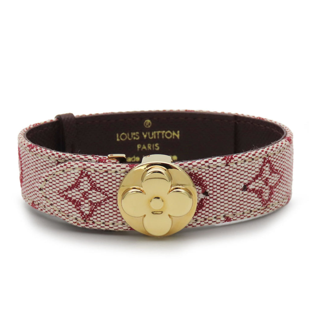 Louis Vuitton Bracelet Good Luck M64459 Monogram Mini Metal Pink Accessory Women's LOUIS VUITTON