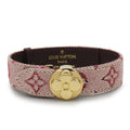 Louis Vuitton Bracelet Good Luck M64459 Monogram Mini Metal Pink Accessory Women's LOUIS VUITTON