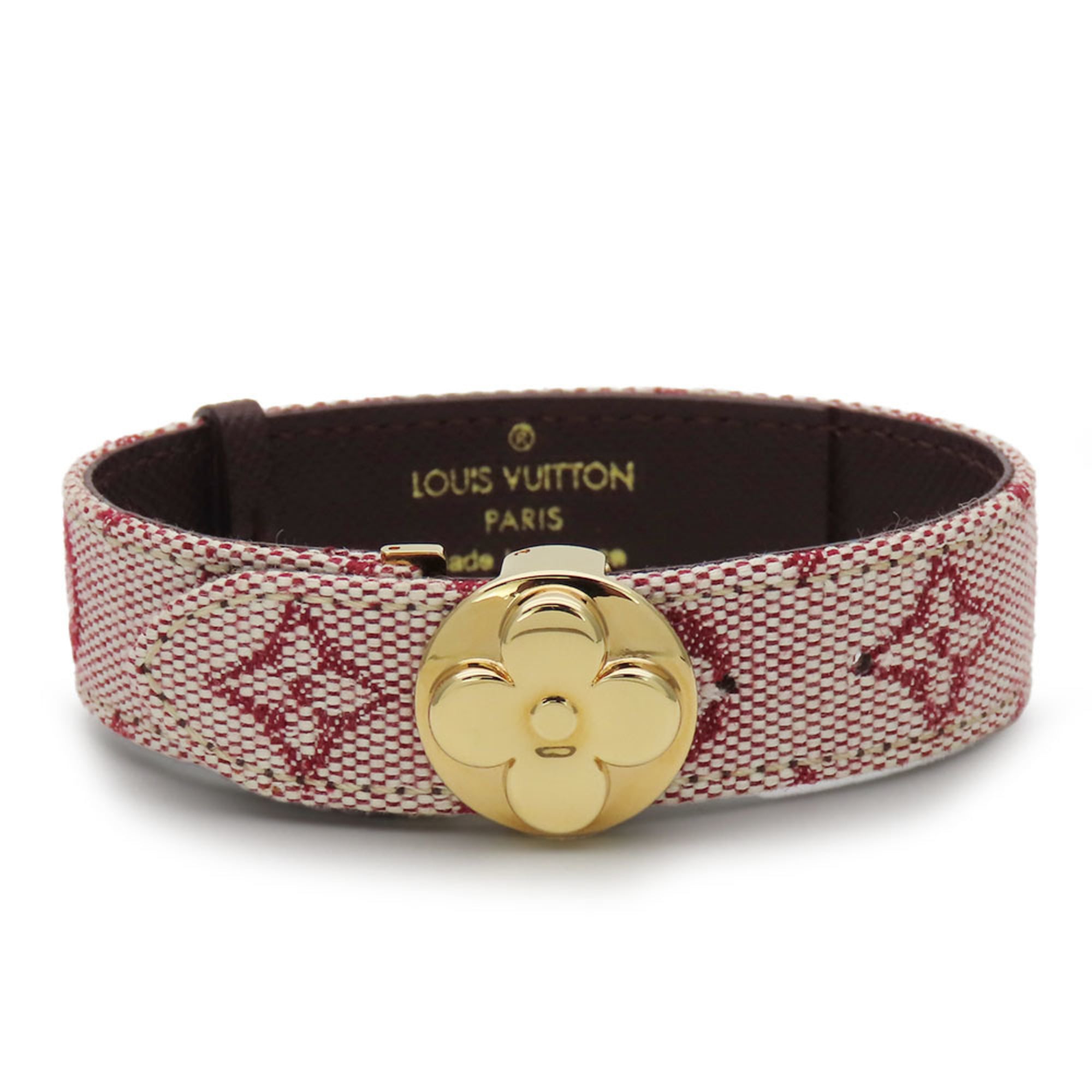 Louis Vuitton Bracelet Good Luck M64459 Monogram Mini Metal Pink Accessory Women's LOUIS VUITTON