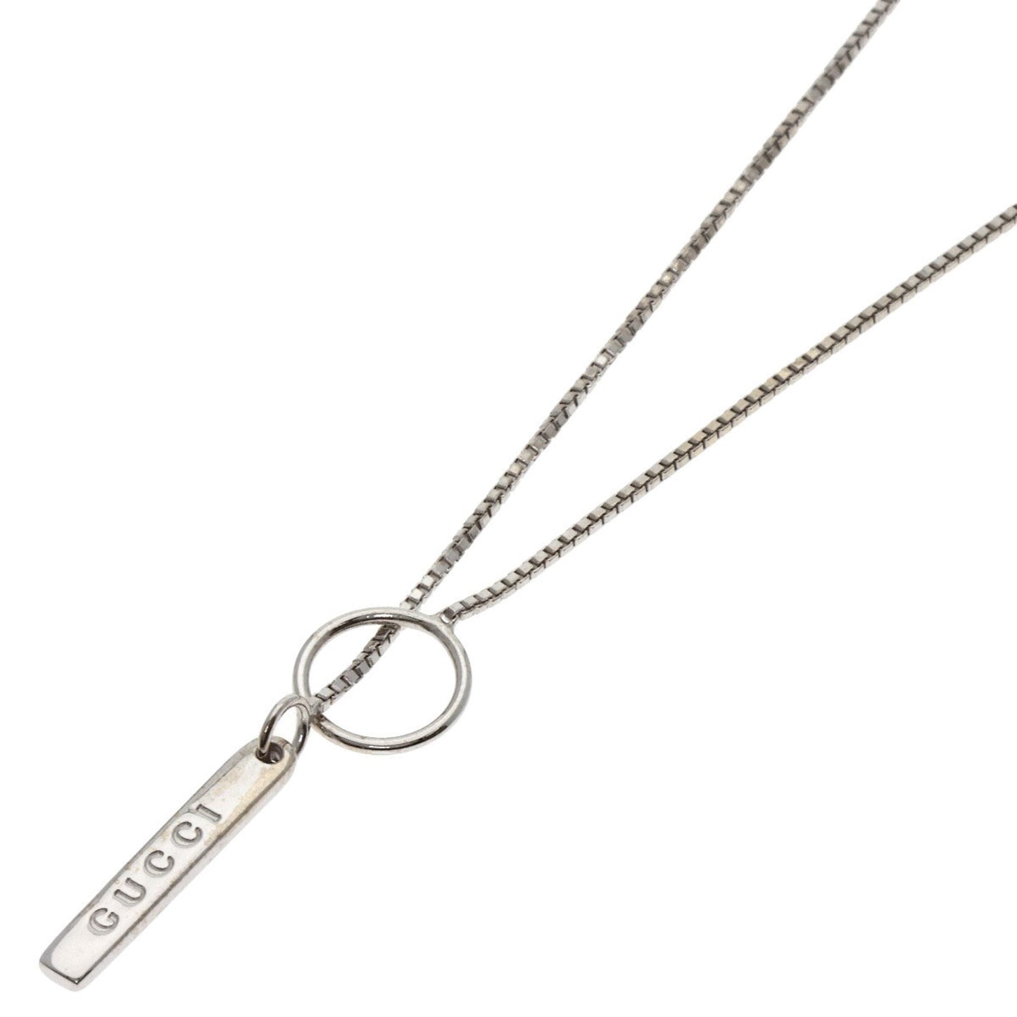 Gucci Lariat Necklace in 18K White Gold for Women