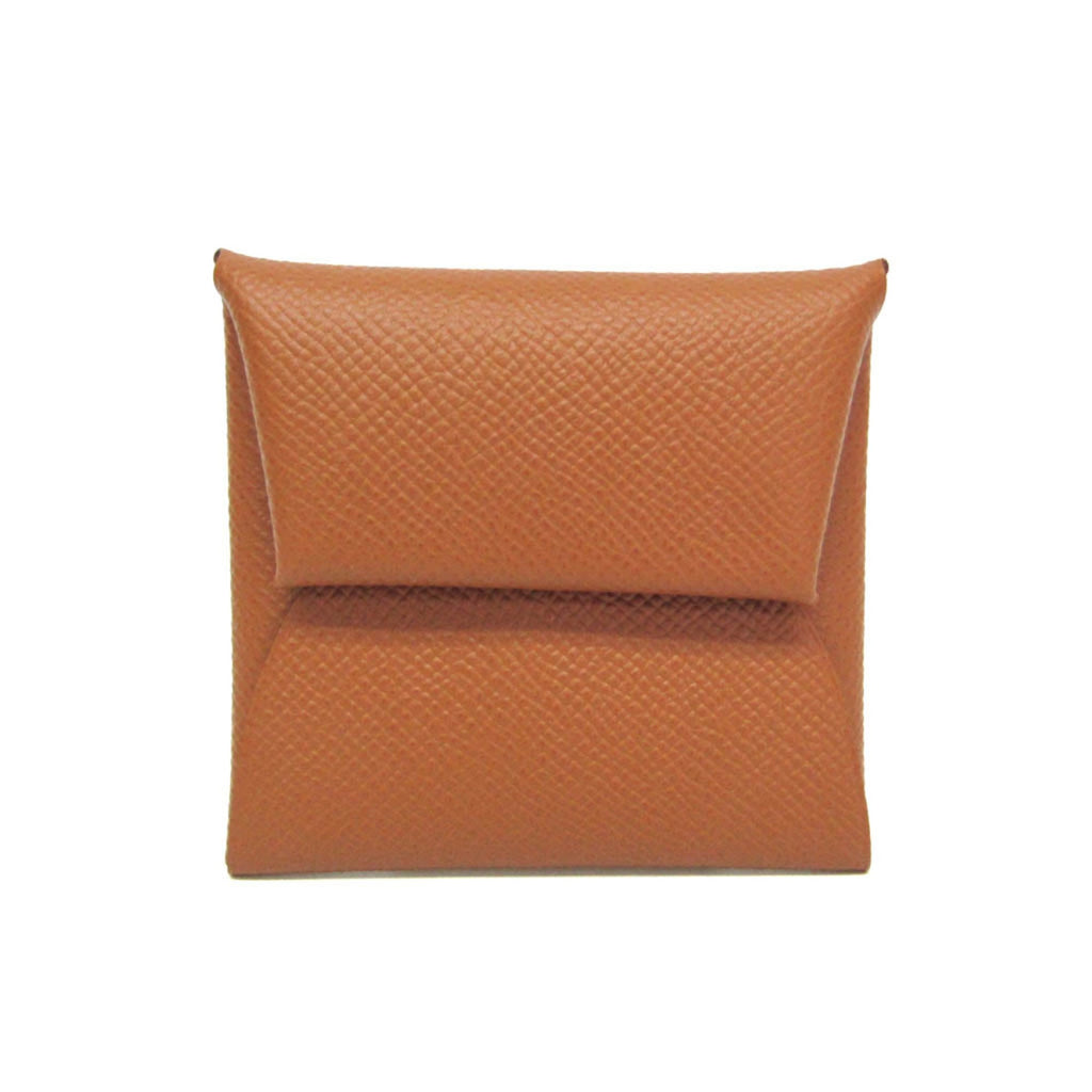 Hermes Bastia Men,Women Epsom Leather Coin Purse/coin Case Brown