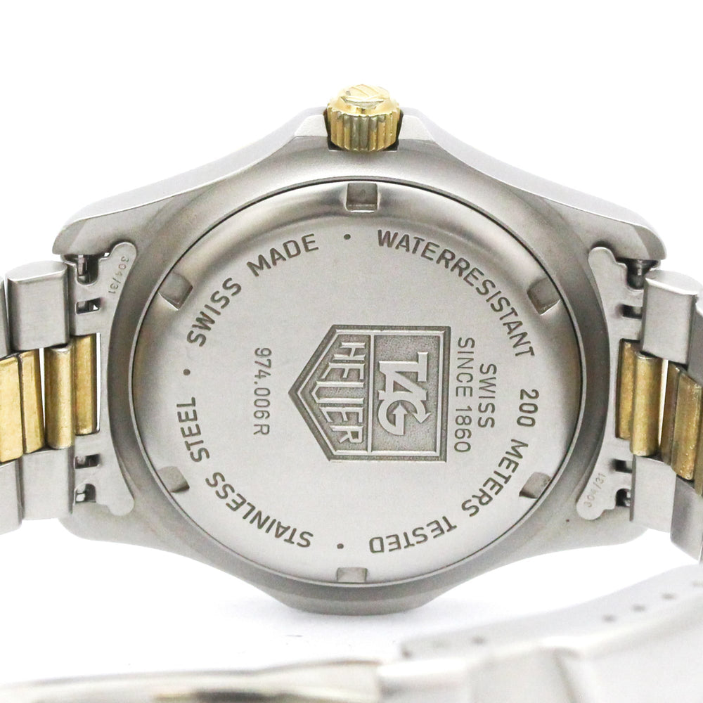 TAG HEUER 2000 Professional Gold Plated Steel Quartz Mens Watch 974.006R — Good