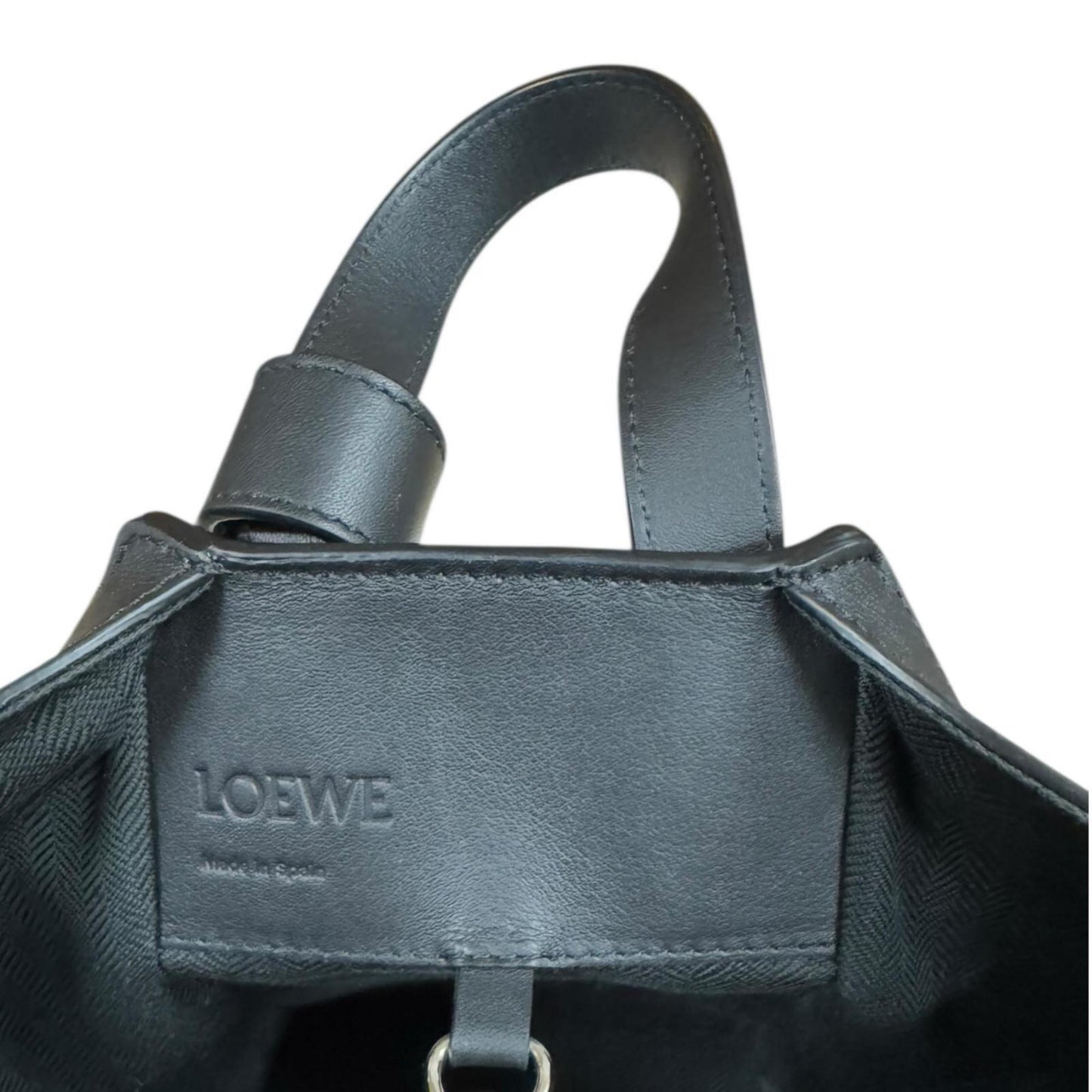 LOEWE Hammock Bag Compact Shoulder A538H13X10 Black Women's 2way