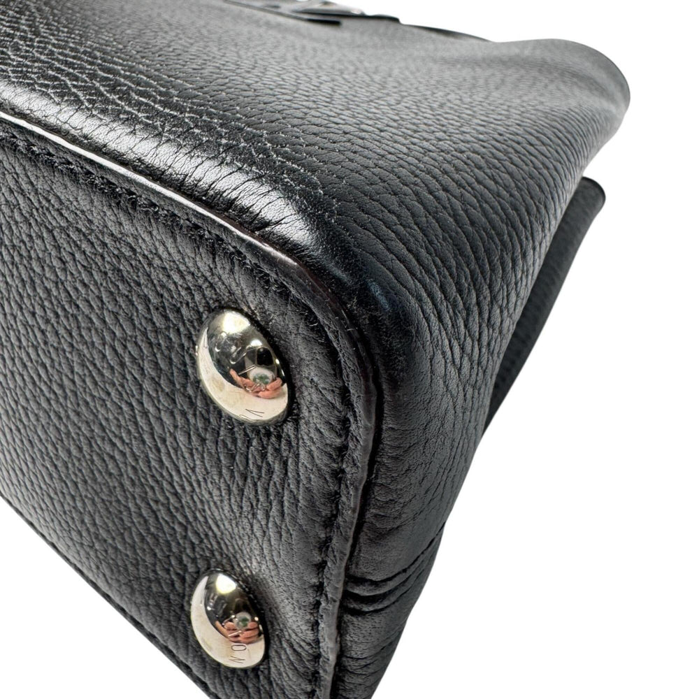 Louis Vuitton Capucines BB M94586 AH2164 2-way Shoulder Bag/Handbag, Black, Crossbody, Women's — Like New