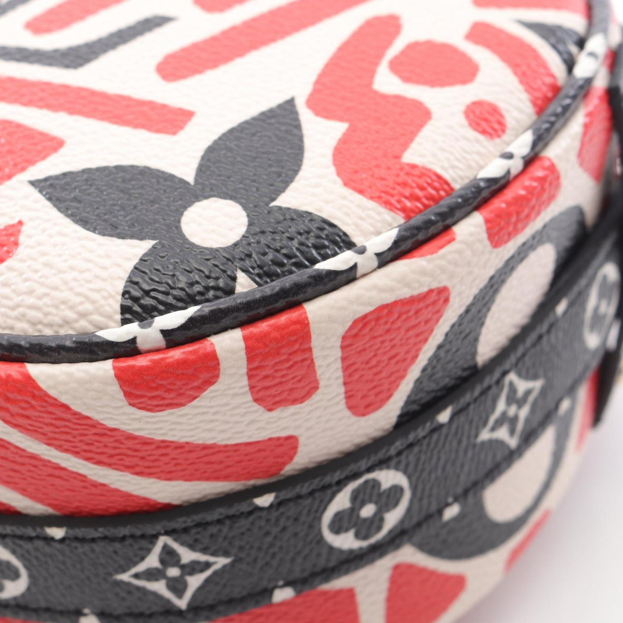 Louis Vuitton LV Crafty Boite Chapeau Souple Shoulder Bag in Coated Canvas Monogram Giant, Women's, Red, Black, and Multicolor, M45366