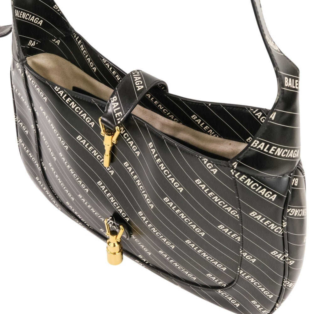 GUCCI BALENCIAGA The Hacker Project Jackie 1961 Medium Shoulder Bag 636712 Black Women's — Like New