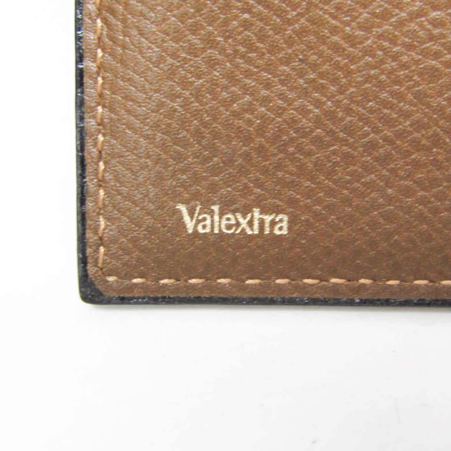 Valextra Vertical 12 Card V8L21 Men's Leather Long Bill Wallet (bi-fold) Brown