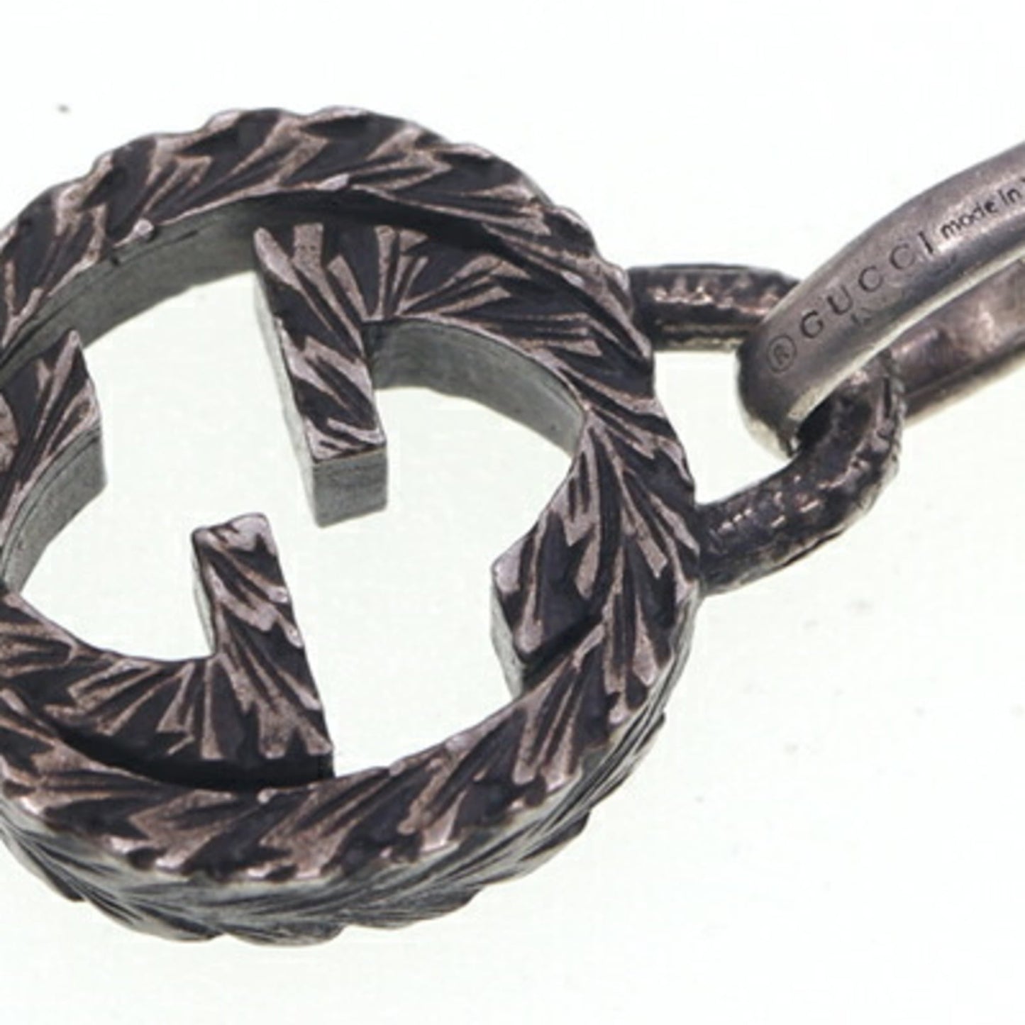 Gucci Necklace Interlocking G 455535 SV Starlig Silver 925 Choker Arabesque Women's Men's GUCCI