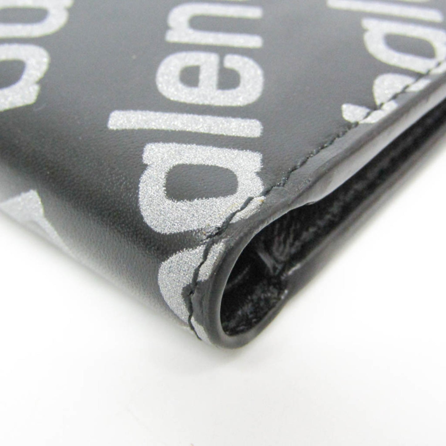 Balenciaga 594549 Women,Men  Calfskin Bill Wallet (bi-fold) Black