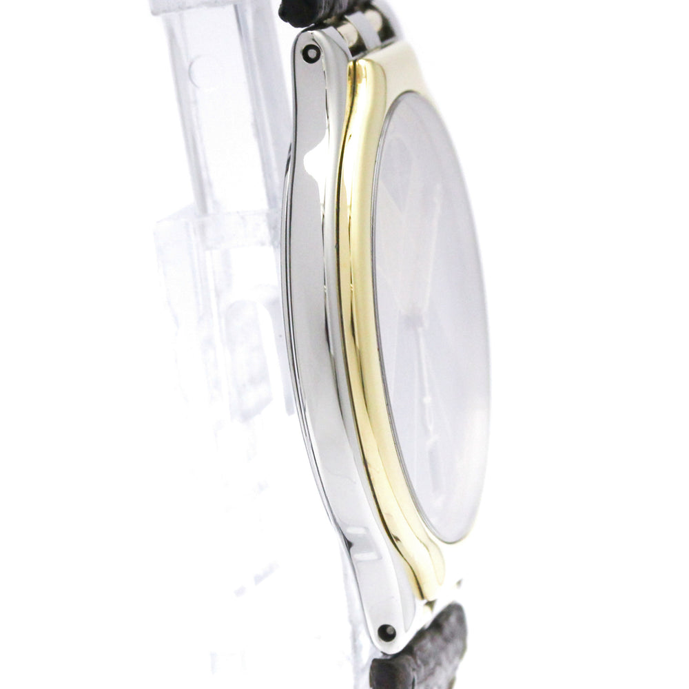 OMEGA De Ville Symbol K18 Gold Steel Quartz Mens Watch 196.0316 Polished — Very Good