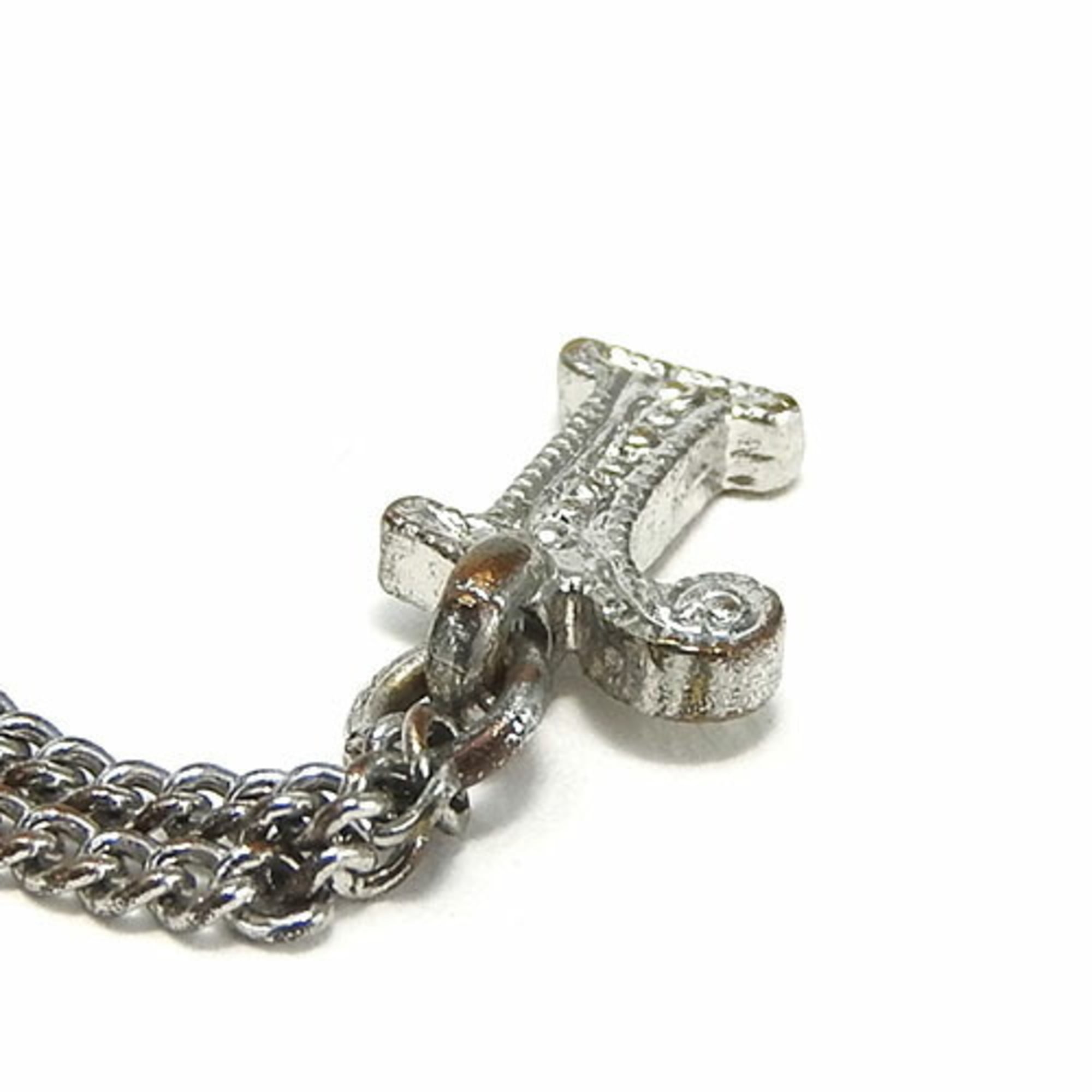 Christian Dior bracelet CD rhinestone silver plated accessories for women jewelry