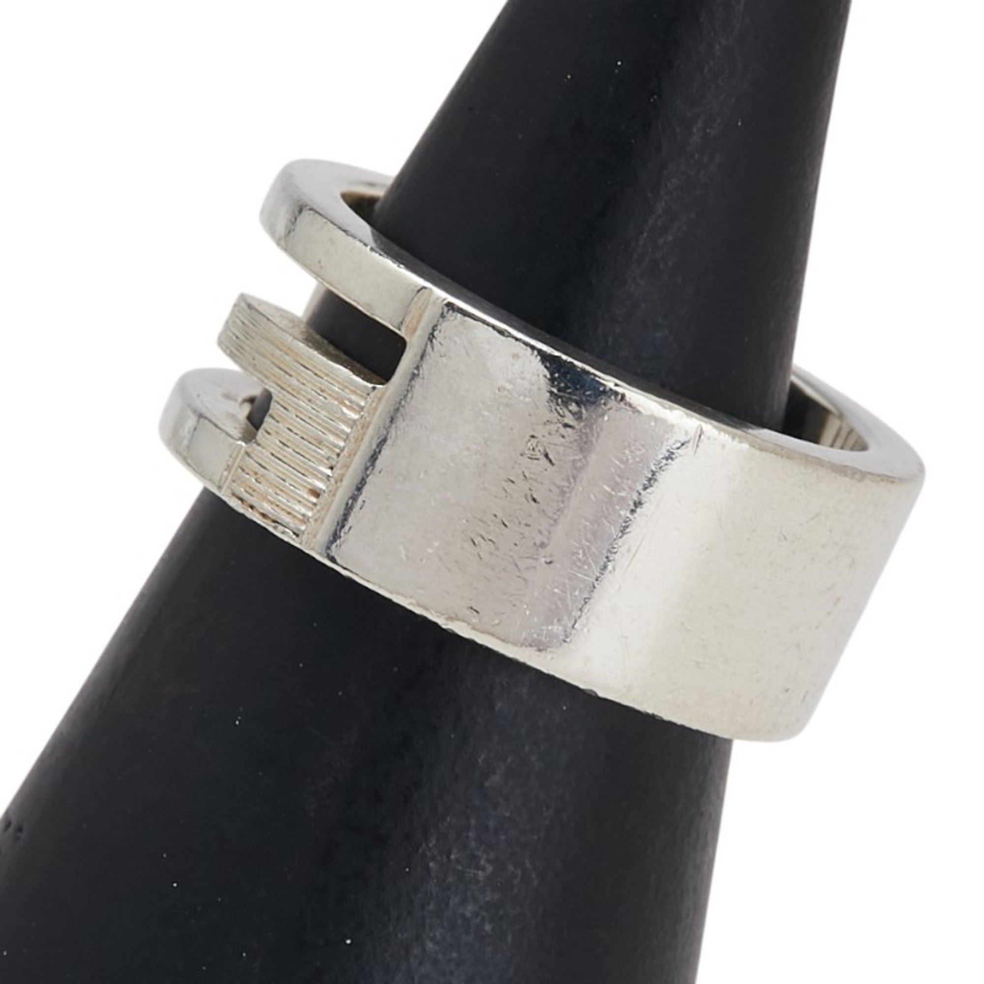 Gucci Branded G Ring #8 SV925 Silver Men's GUCCI