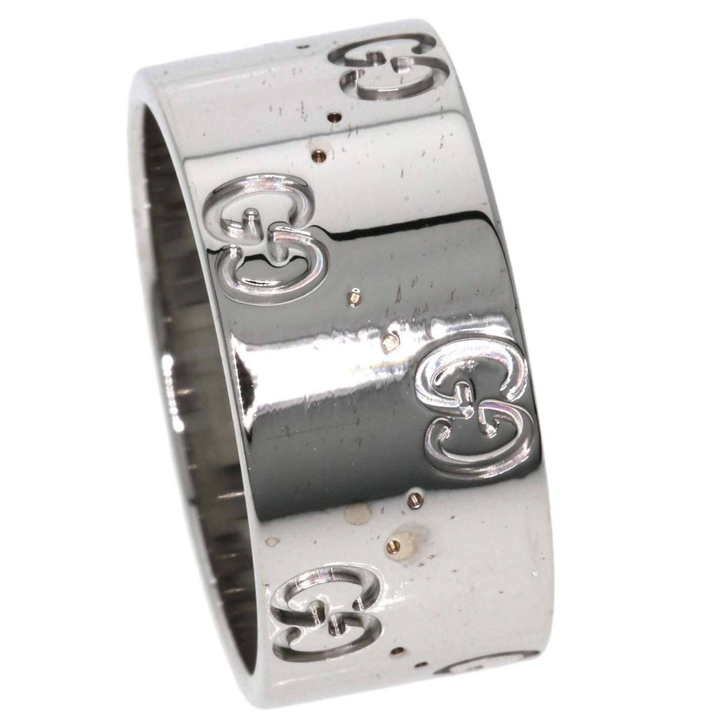 Gucci Icon Wide #15 Ring in 18K White Gold for Women