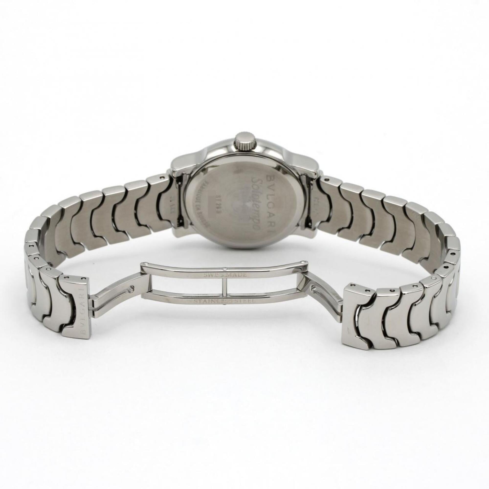 Bulgari Solotempo ST29S ST29BSSD Stainless Steel Quartz Watch — Good