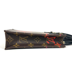 LOUIS VUITTON M80839 Monogram Fall in Love China Limited Petite Sac Plat Bag Handbag Crossbody Shoulder Canvas Women's Brown — Like New