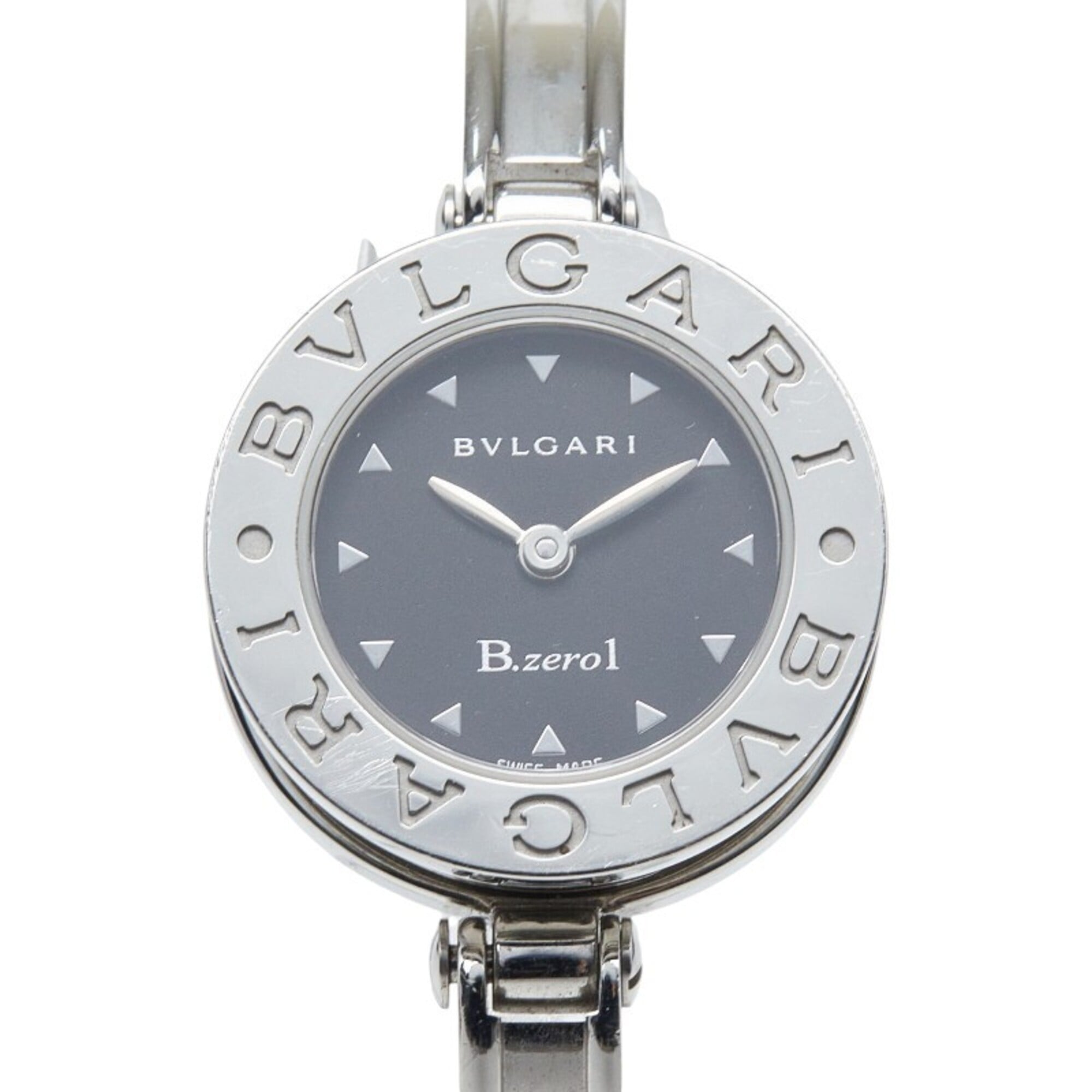 Bulgari Bzero1 BZ22S Quartz Watch, Black Dial, Stainless Steel, Women's BVLGARI — Good