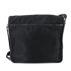 Prada PRADA Shoulder Handbag Nylon Saffiano Leather Nero Black V166 Messenger Bag — New - Store Return