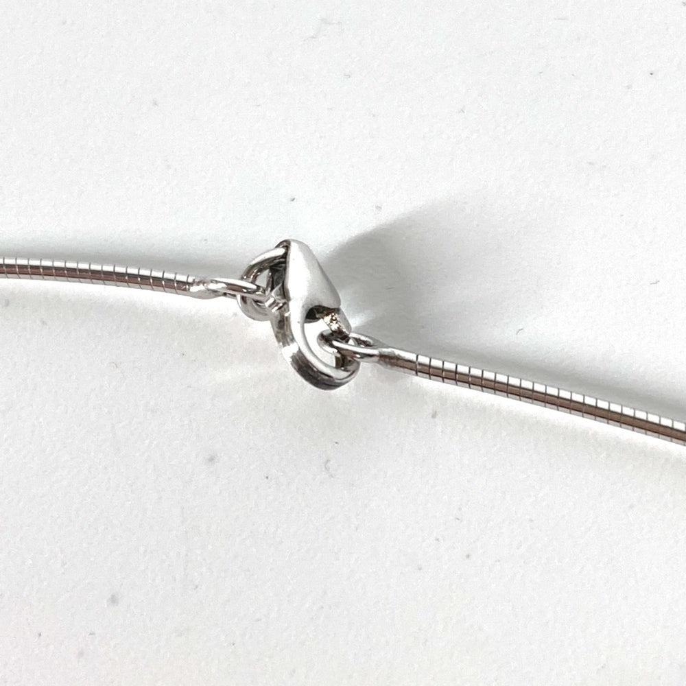 HERMES Hermes Pop H Accessory Necklace Metal Women's Light Pink — Like New