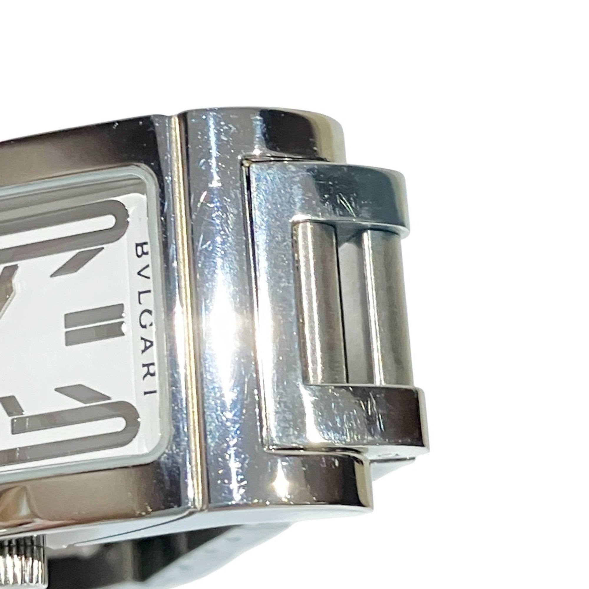 Bulgari BVLGARI watch, total weight 74g, stainless steel, quartz movement, white dial, RT39S — Good
