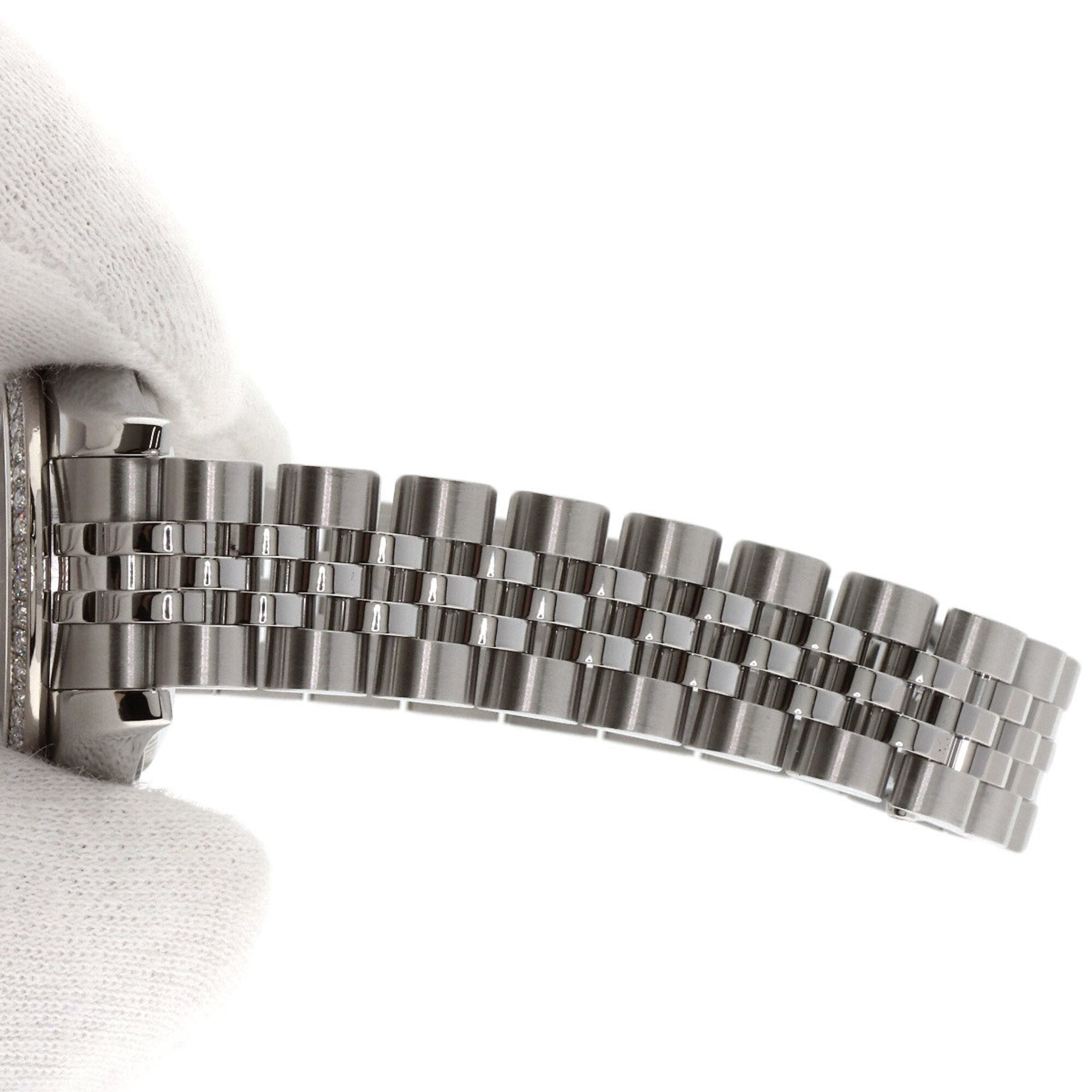 Rolex 179384G Datejust 10-Piece Diamond Bezel Watch in Stainless Steel/SS/18K White Gold with Diamonds, Women's — Good