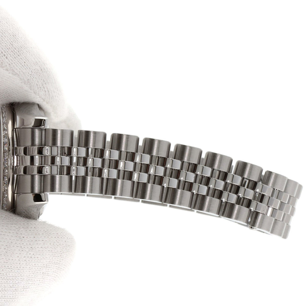 Rolex 179384G Datejust 10-Piece Diamond Bezel Watch in Stainless Steel/SS/18K White Gold with Diamonds, Women's — Good