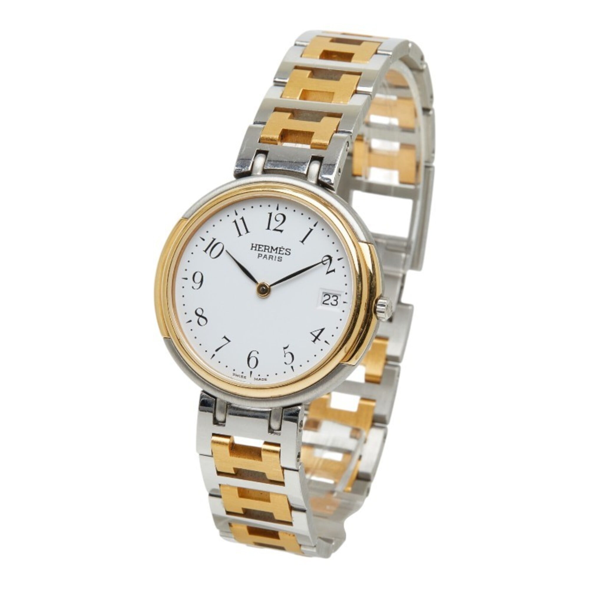 Hermes Windsor Watch 62.03 Quartz White Dial Stainless Steel Women's HERMES — Good