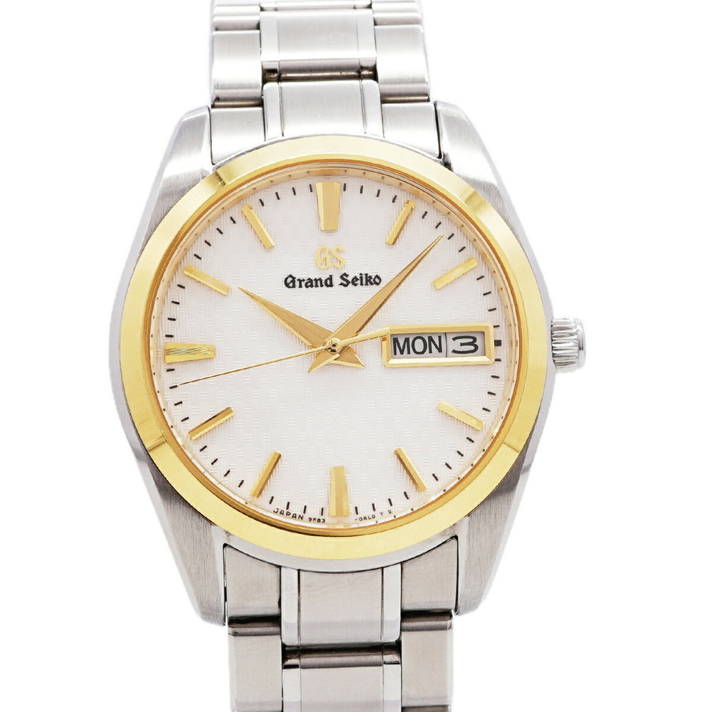 Seiko Grand Day-Date SBGT238 9F83-0AJ0 White Dial Men's Watch — Good