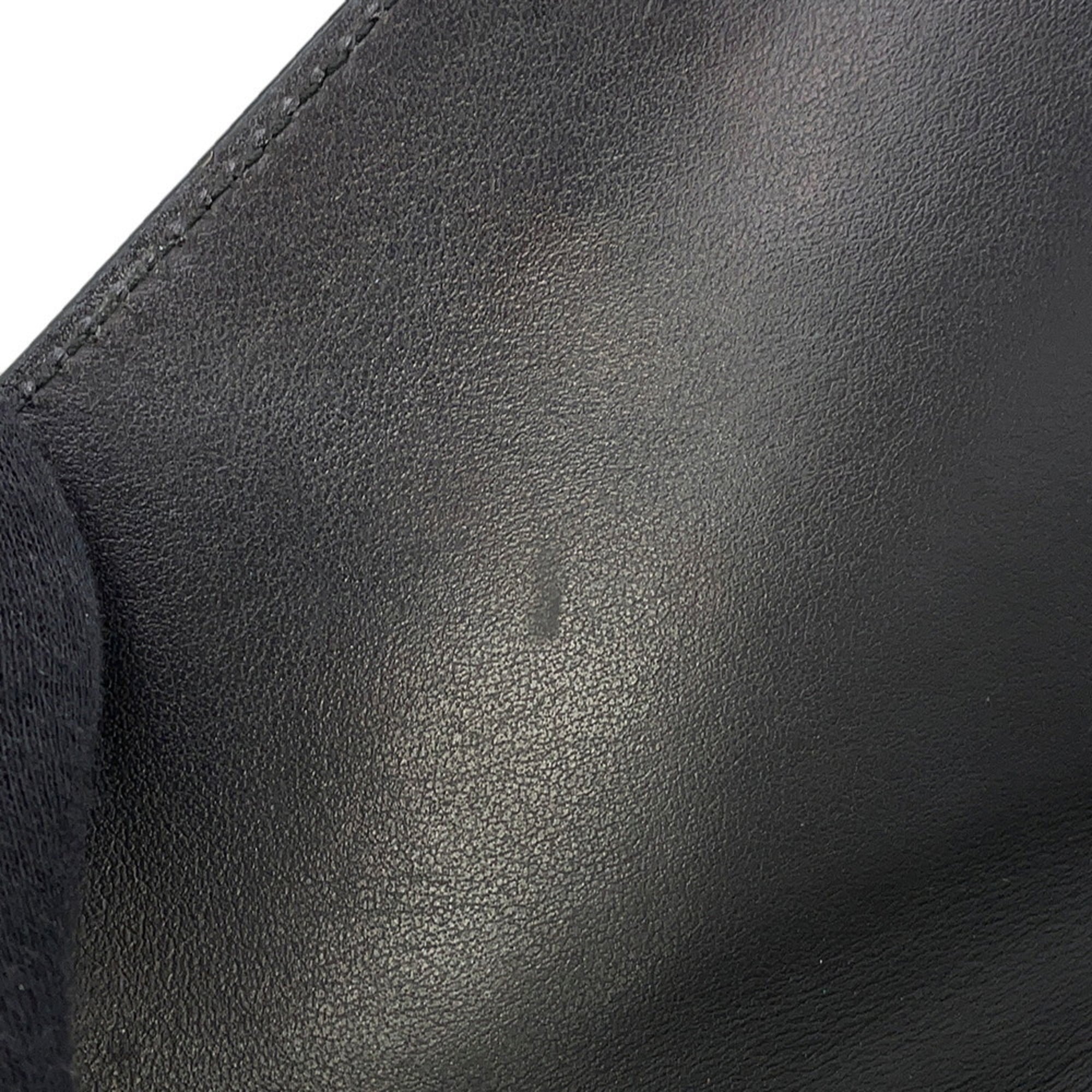 Prada Saffiano Leather Chain Shoulder Bag 1BD127 PRADA Black