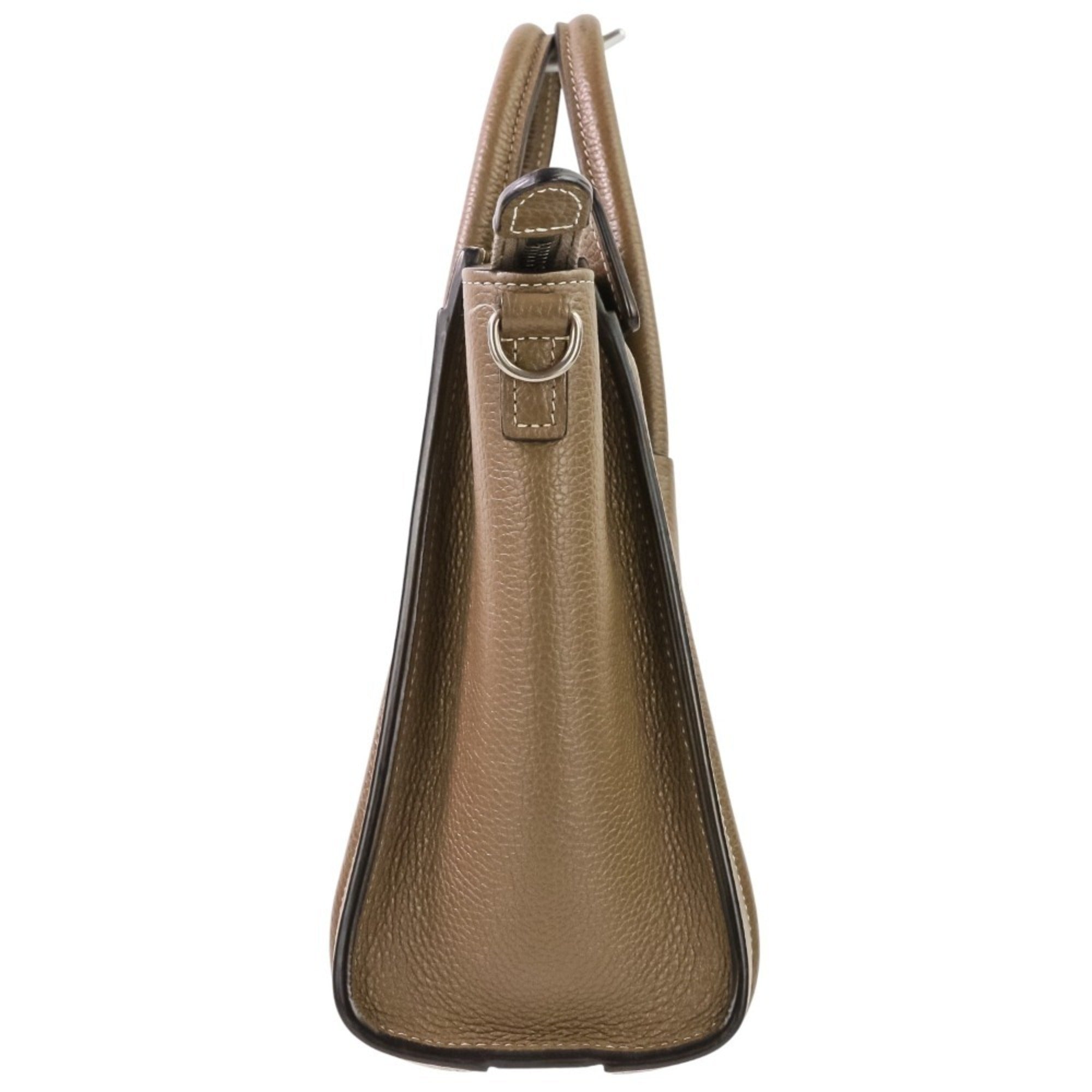 Excellent condition Celine Luggage Nano Shopper 2-way bag in brown. Women's. Luxs Pre-owned Brand — Like New