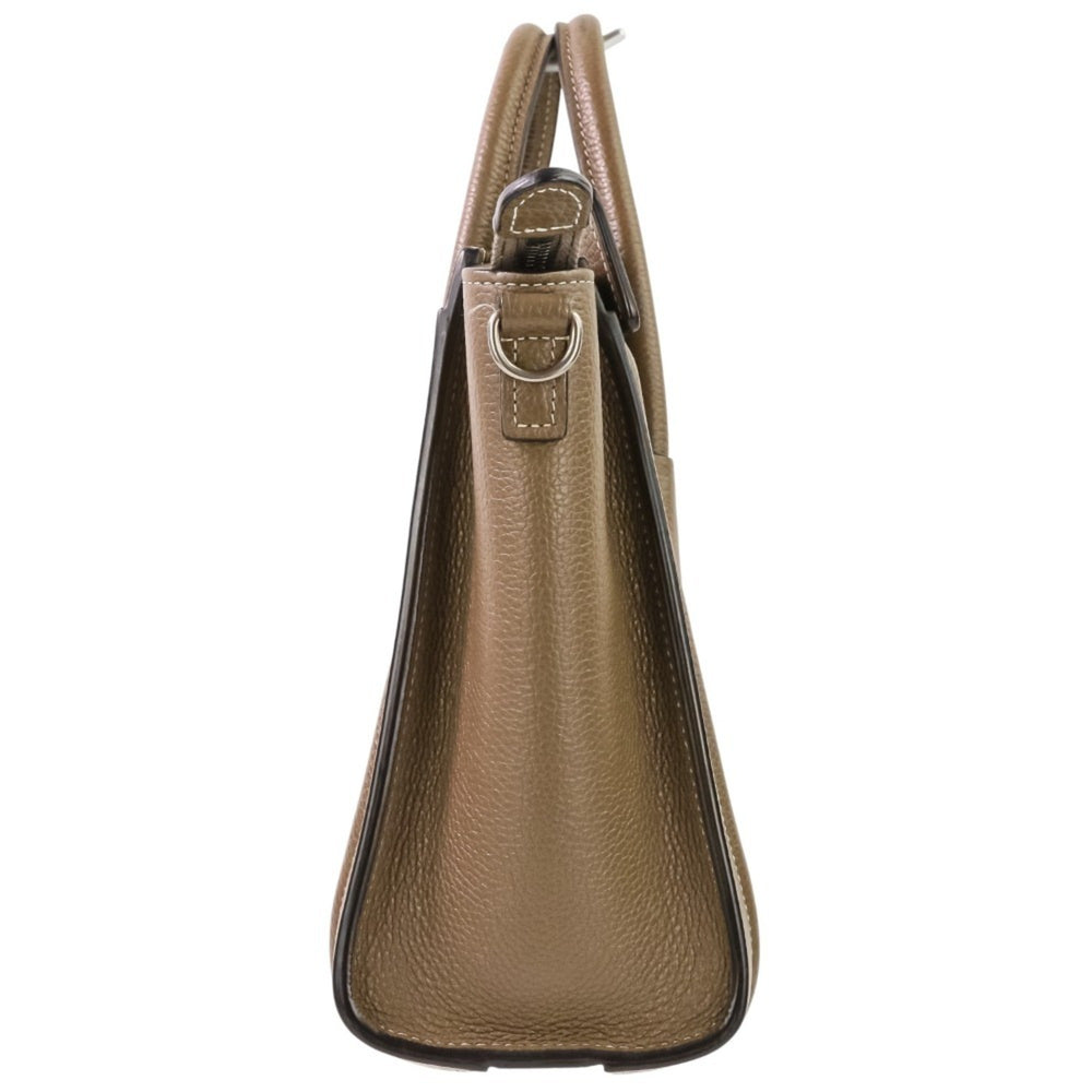 Excellent condition Celine Luggage Nano Shopper 2-way bag in brown. Women's. Luxs Pre-owned Brand — Like New