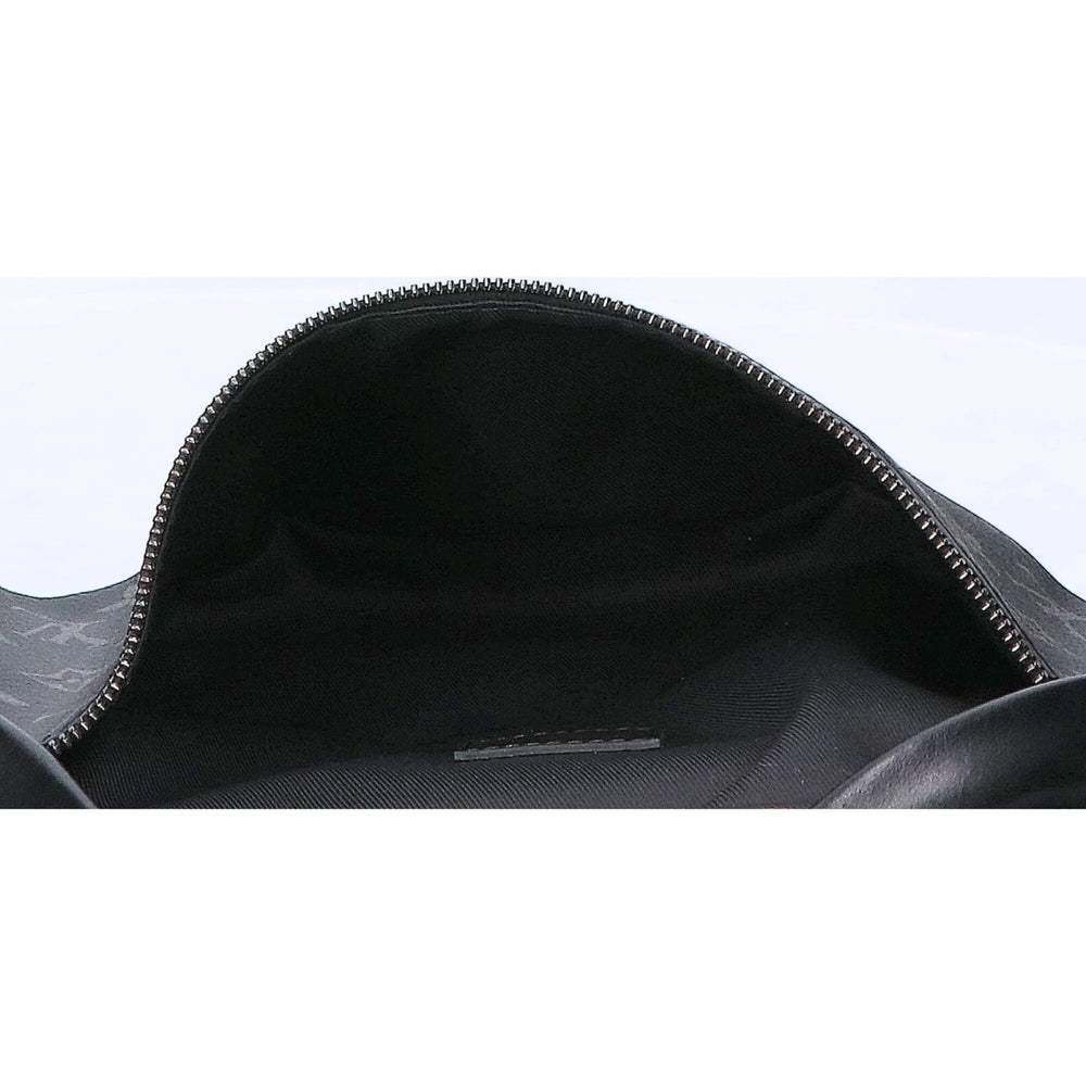 LOUIS VUITTON M46035 Monogram Eclipse Discovery Bumbag PM Body Bag Men's — Like New