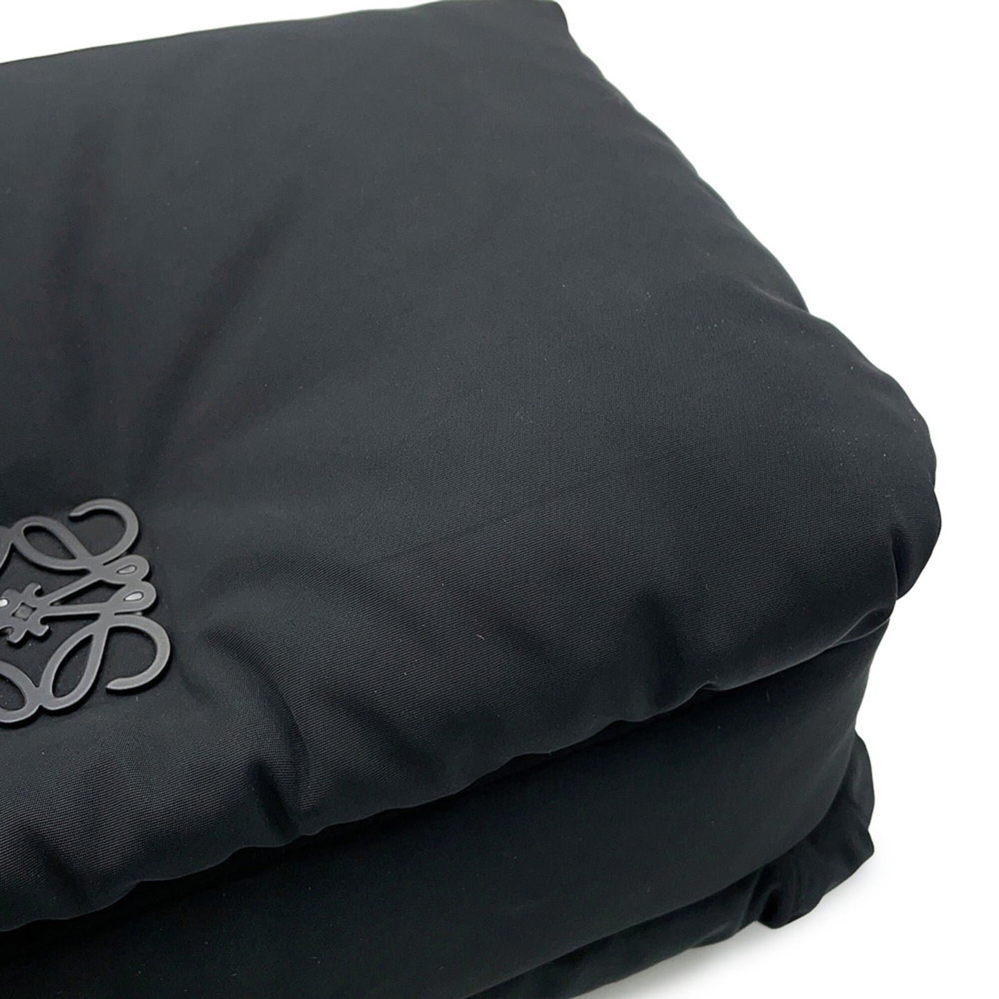 Loewe Goya Shoulder Bag, Puffer Nylon, B896G22X01, Black