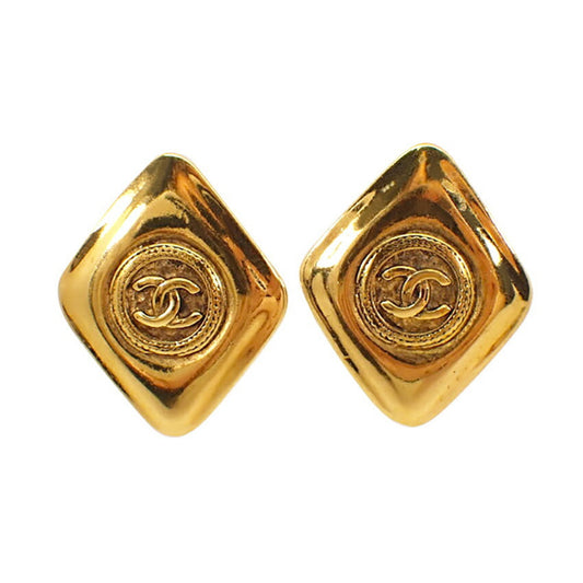 CHANEL Chanel 925 Square Earrings