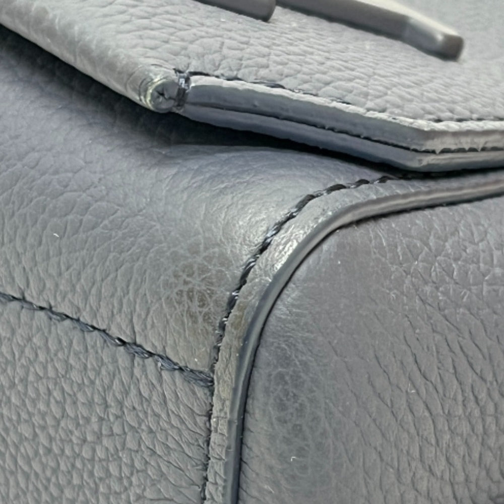LOUIS VUITTON M23709 LV Aerogram Takeoff Messenger Bag, Handbag, Crossbody Shoulder Leather, Men's, Blue, Atlantic Like New — Like New
