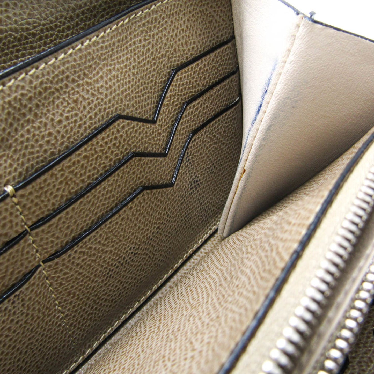 Valextra V9L06 Women,Men  Calfskin Long Wallet (bi-fold) Grayish