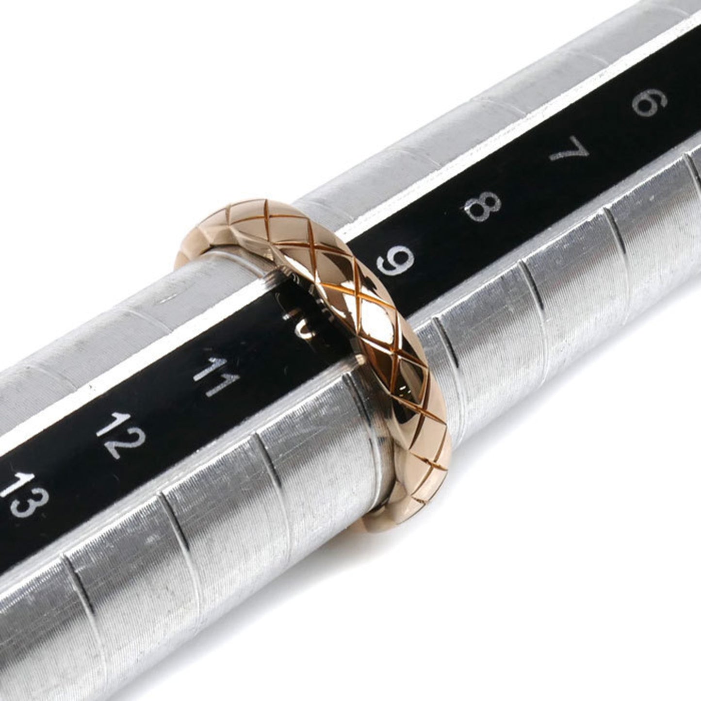 CHANEL 18K Pink Gold Coco Crush Ring J11785 Size 9.5 (50cm) 3.6g Women's