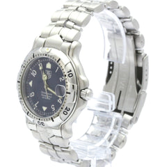 TAG HEUER 6000 Chronometer Steel Automatic Mens Watch WH5113 Polished — Very Good