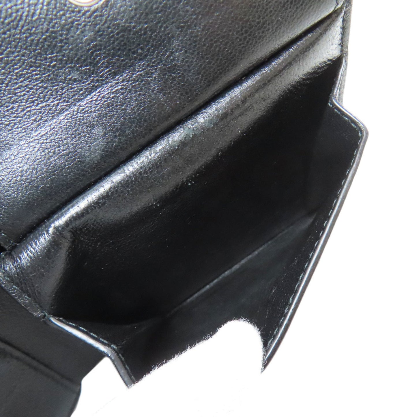 Balenciaga 594315 Logo Bifold Wallet in Calfskin Leather for Women