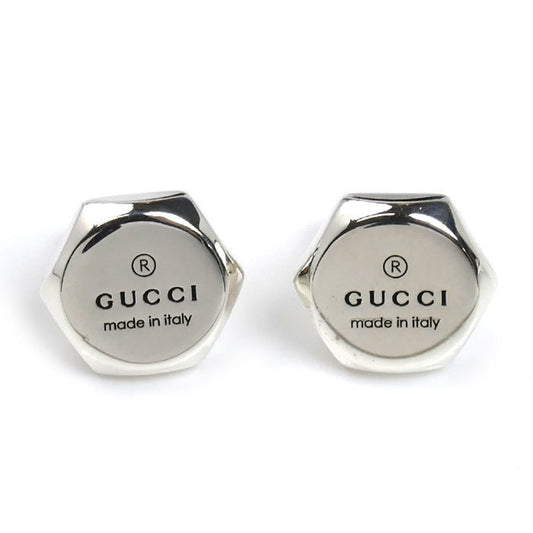 GUCCI Trademark Stud Earrings in Silver 925 (779171), 4.7g, for Women