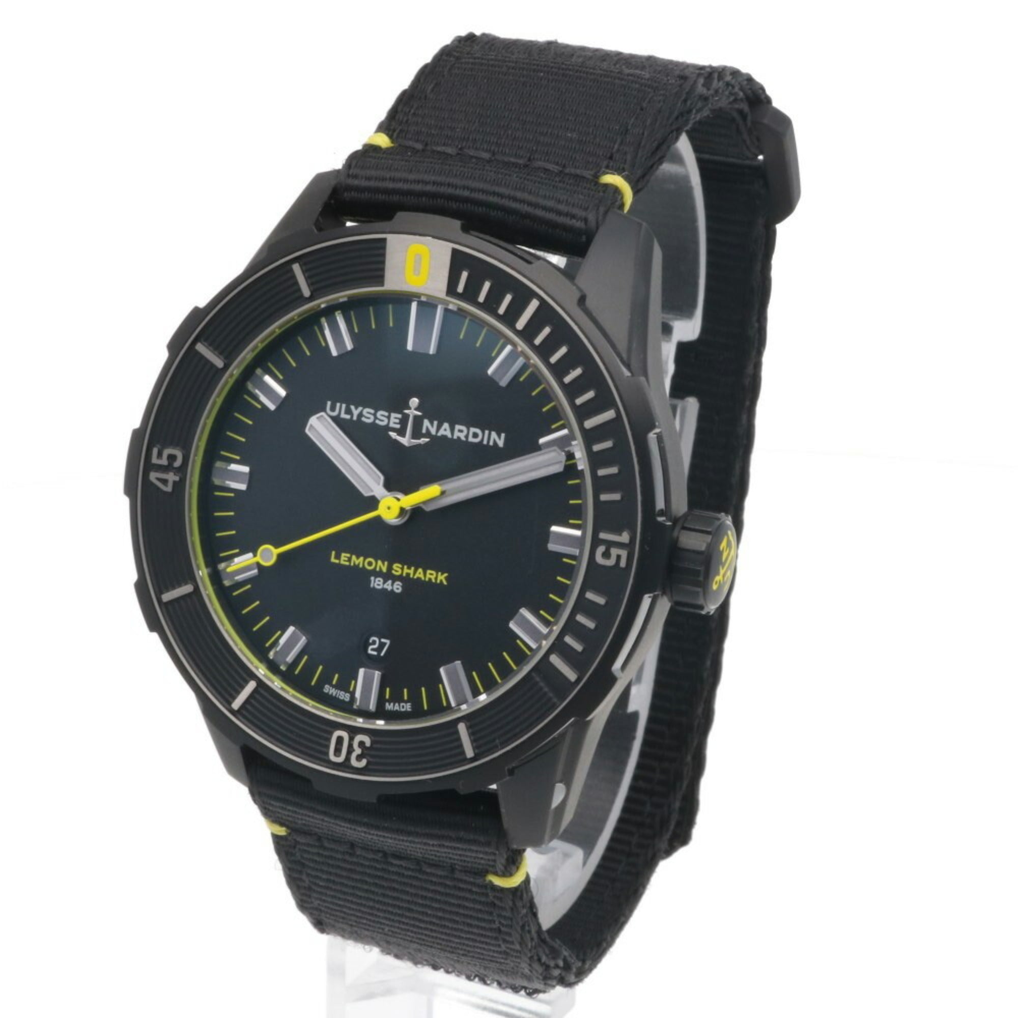 Ulysse Nardin Lemon Shark Watch Stainless Steel 8163-175/92 Automatic Men's Limited to 300 pieces worldwide — Very Good